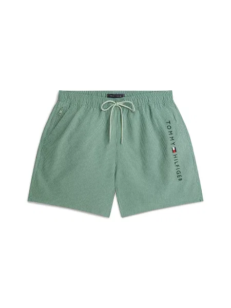 Tommy Hilfiger Underwear Plavecké šortky Original Ithaca zelená / světle zelená černá