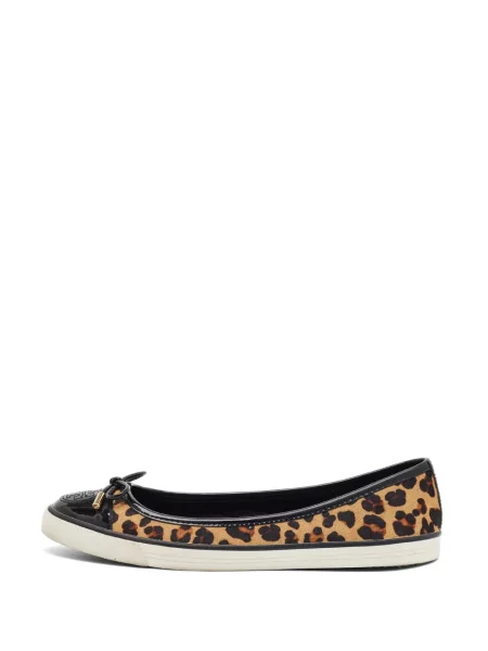 Balerini Tory Burch cu imagine cu model leopard maro