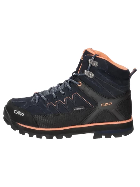 Buty trekkingowe Moon Mid skóra wodoodporne niebieskie