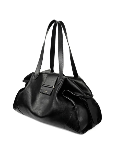Geanta de piele Jimmy Choo din piele negru