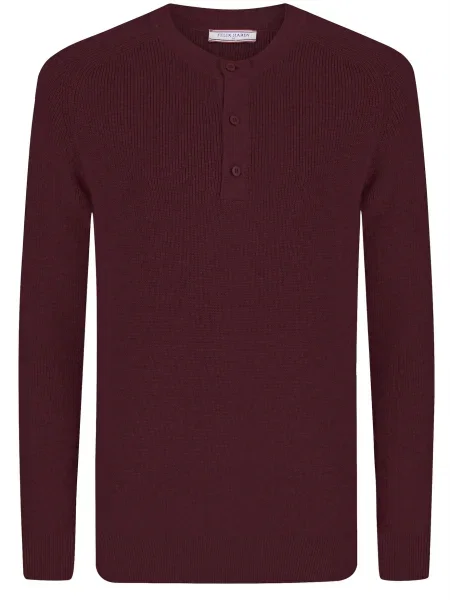 Felix Hardy Pulover bordeaux roșu