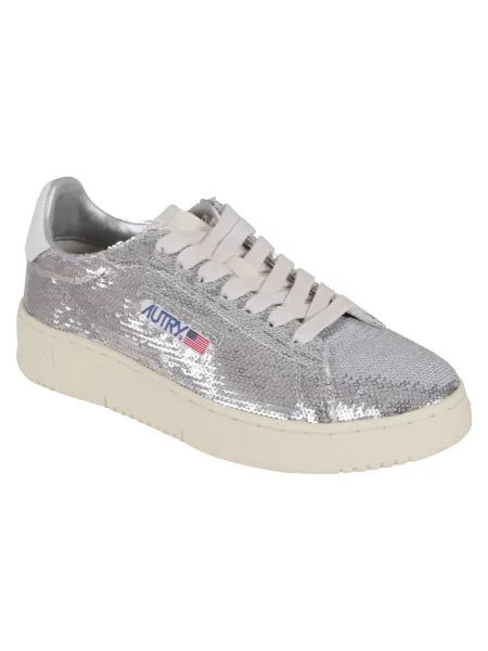 Sneakersy Autry skórzane szare