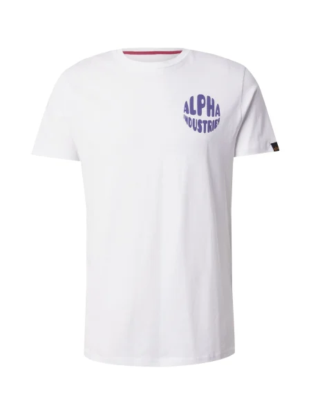 ALPHA INDUSTRIES Tricou alb