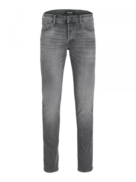 JACK & JONES Jeans JJIMIKE JJORIGINAL gri închis negru