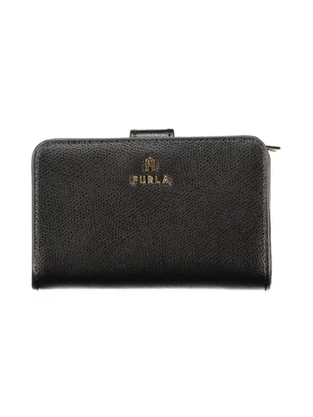 Portfel Furla skórzany czarny