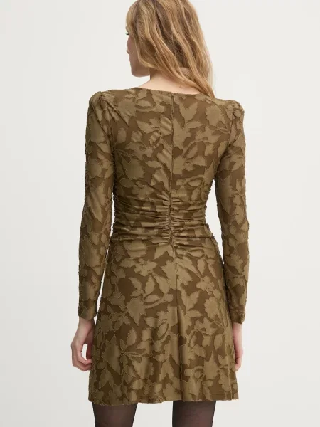 Сукня Sisley mini облягаюча зелений