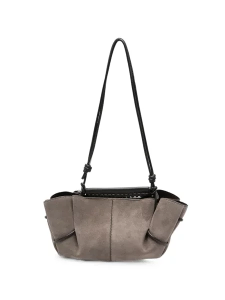 Geantă shopper Hereu din piele de căprioară gri