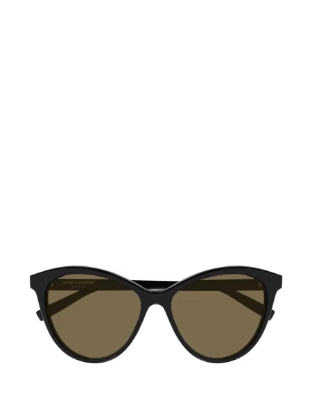 Ochelari de soare Saint Laurent Eyewear cu autograf negru