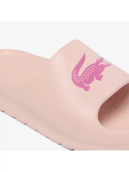 Lacoste Klapki Serve Slide różowe