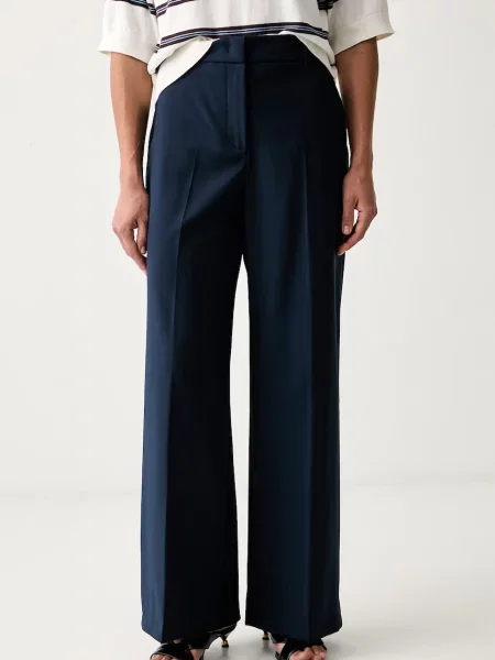Weekend Max Mara pantaloni pentru femei din lână WKDVISIVO
