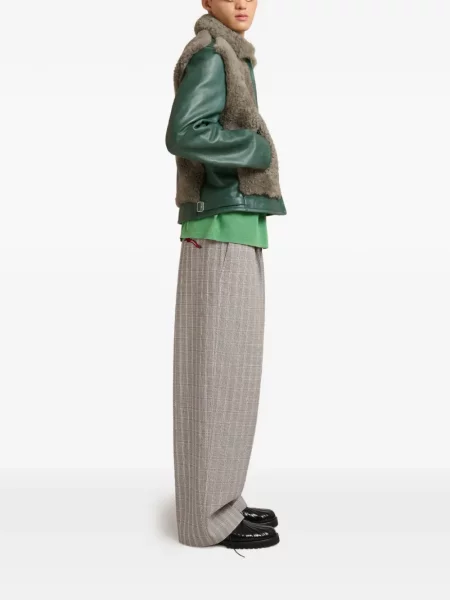 Geanta de piele Marni verde