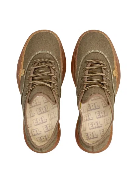 Sneakersy Erl brązowe