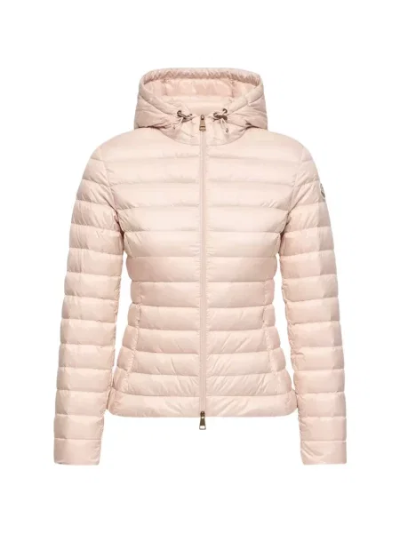 Geacă Moncler cu glugă roz