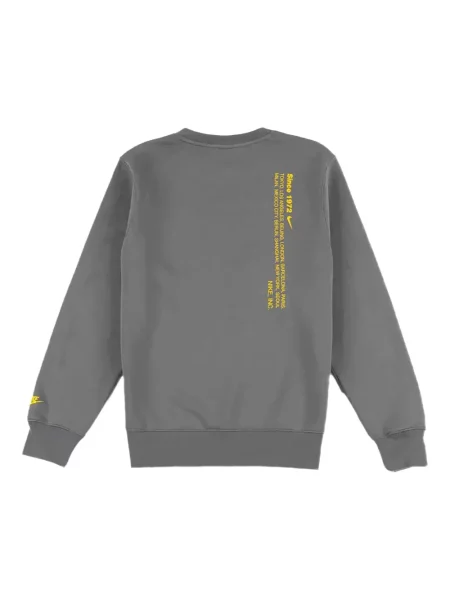 Șapcă Nike tricotate cu imagine cu decolteu rotund albastru