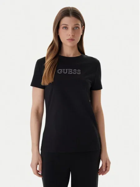 T-shirt GUESS Briana Ss T-Shirt Jet Black S czarna