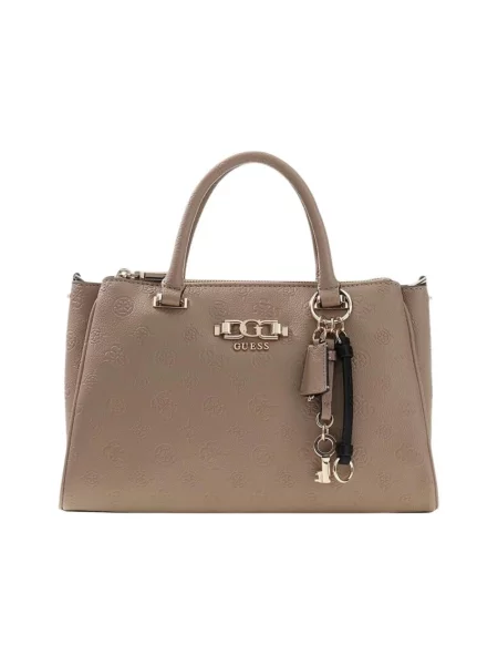 Torebka Guess skórzana beżowa