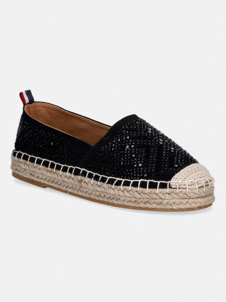 U.S. Polo Assn. espadrilky dámske čierna