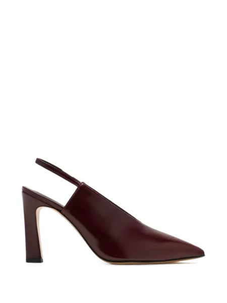 Pantofi cu toc Yuzefi slingback roșu