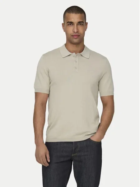 Only & Sons Tricou polo Wyler Regular Fit bej