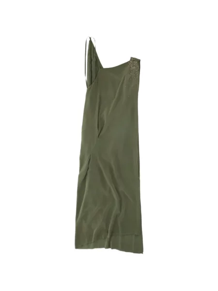 Rochie Fortela de mătase verde