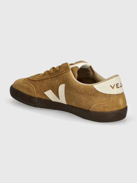 Veja sneakers din piele intoarsă Volley maro