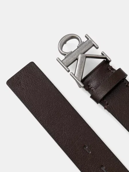 Calvin Klein Usnjen pas rjava