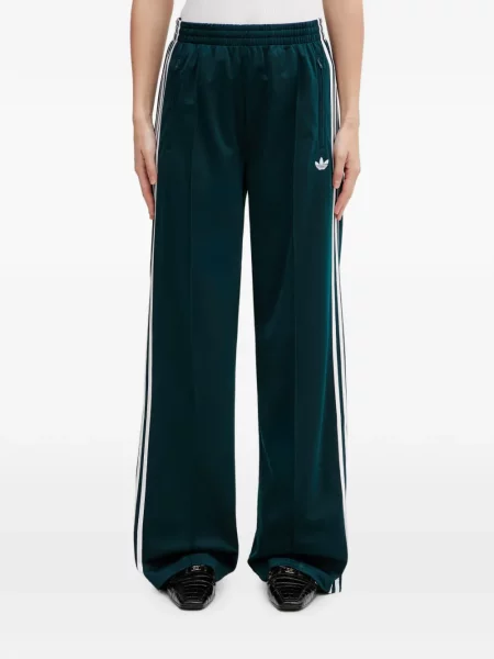 Pantaloni Adidas cu dungi cu autograf alergare albastru