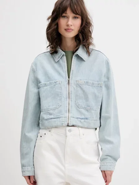 Guess Jeans prijelazna jakna ženska traper plava