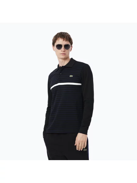 Tricou polo Lacoste negru