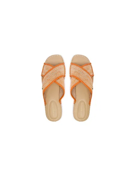 Espadrilės Tommy Hilfiger Monogram Espadrille oranžinė