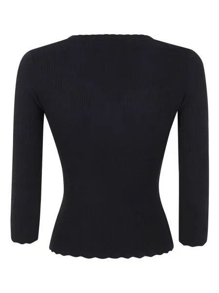 Top Elisabetta Franchi tricotate negru
