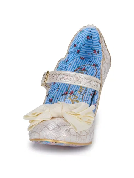 Pantofi Irregular Choice alb