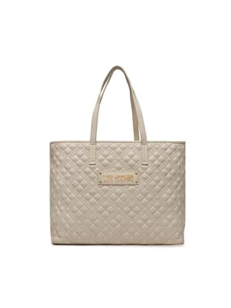 Shopper torbica Love Moschino bež