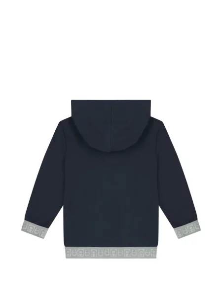 Bluza z kapturem dziecięca Aigner niebieska