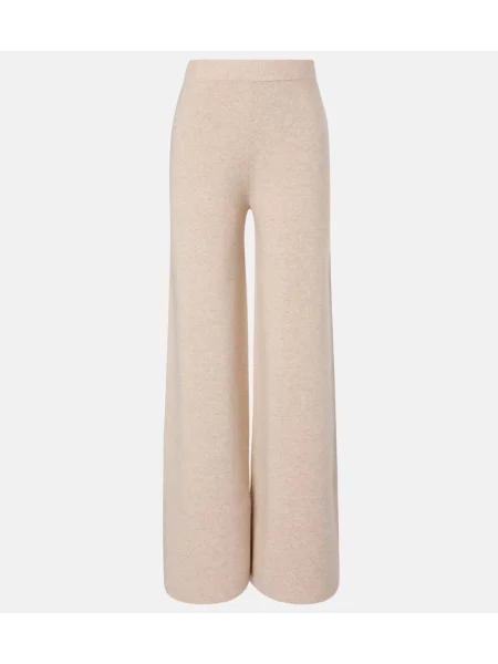 Volnene hlače Max Mara bež