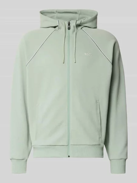 Bluza rozpinana o kroju regular fit z mieszanki bawełny Boss Green