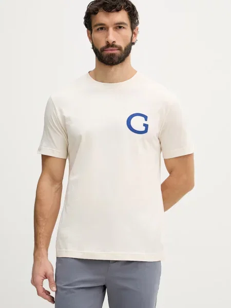 Gant t-shirt ανδρικό μπεζ