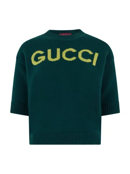 Sweter Gucci wełniany zielony
