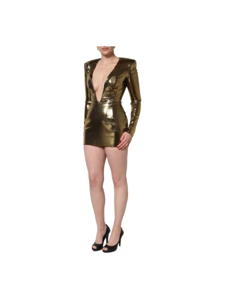 Sukienka mini Dolce And Gabbana żółta