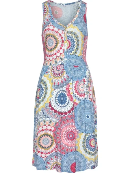 VIVANCE Poletna obleka / mešane barve modra