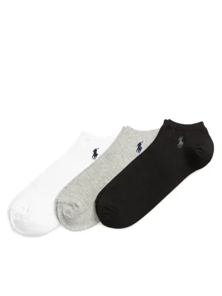 Polo Ralph Lauren Zokni GHOST PED szürke melír / fekete fehér