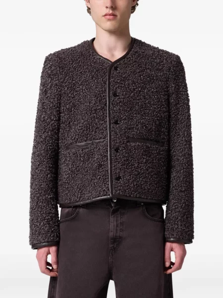 Geanta de piele Msgm maro
