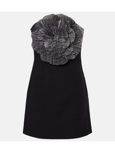 Rochie Rebecca Vallance cu model floral negru