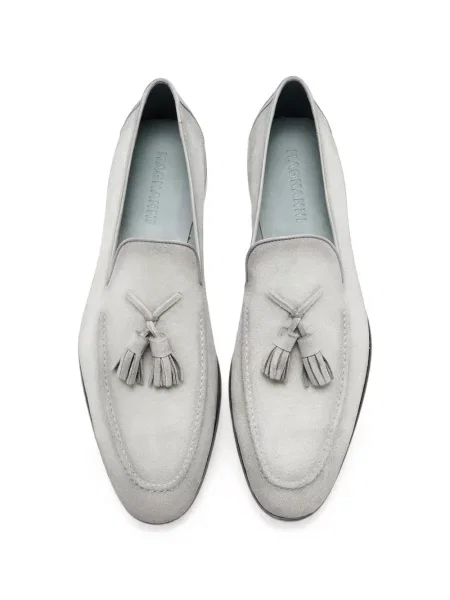 Semišové loafers Magnanni šedé