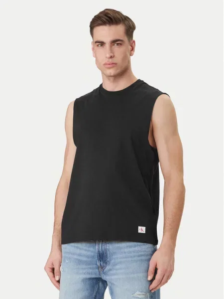 Дънки Calvin Klein от джърси черно