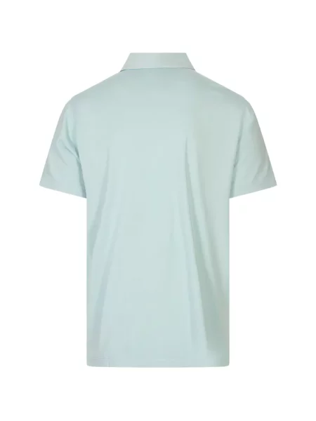 Scurt tricou polo Kiton albastru