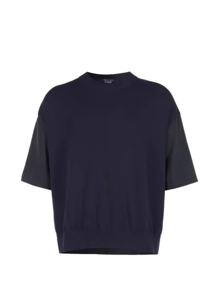 Μπλούζα Comme Des Garçons Homme με στρογγυλή λαιμόκοψη μαύρο