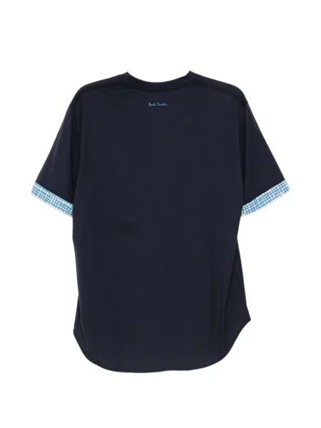 Tricou Paul Smith în carouri albastru