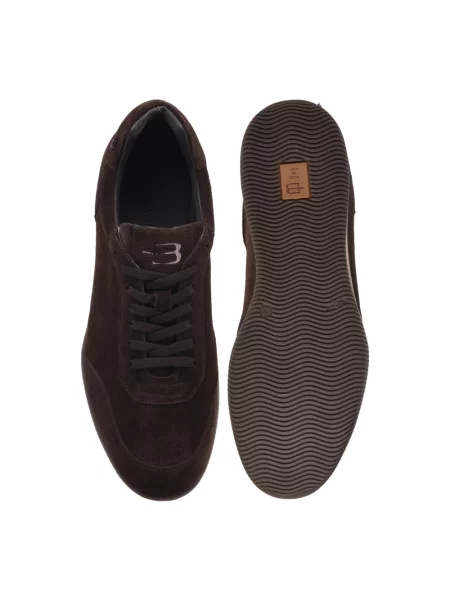 Sneakersy Baldinini zamszowe brązowe