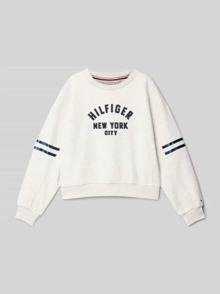 Bluza o kroju relaxed fit z mieszanki bawełny Tommy Hilfiger Teens